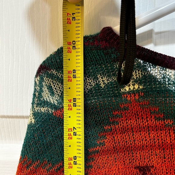 Ralph Lauren Denim & Supply Aztec Design Pullover Sweater Sz XL Boat Neck Boho - Picture 6 of 8